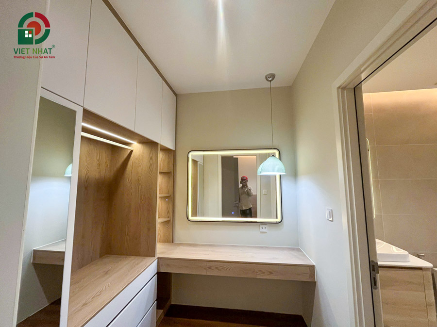 Hình ảnh bàn giao phòng thay đồ