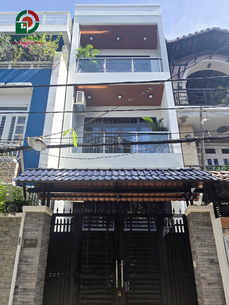 Hình ảnh bàn giao mặt tiền nhà 1 trệt 2 lầu 4x17m