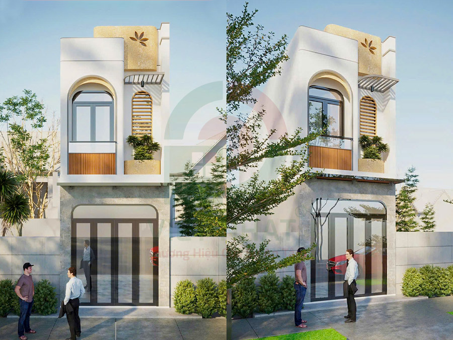 Giải pháp thiết kế nhà 2 tầng sau cải tạo nhà