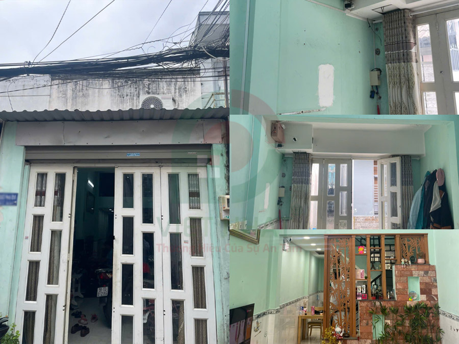 Hiện trạng công trình trước khi sửa chữa nhà