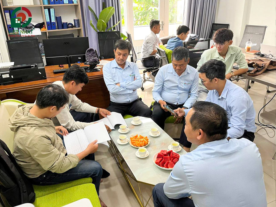 Hình ảnh Việt Nhật Group ký hợp đồng sửa nhà trọn gói Anh Bằng ở phường An Lạc