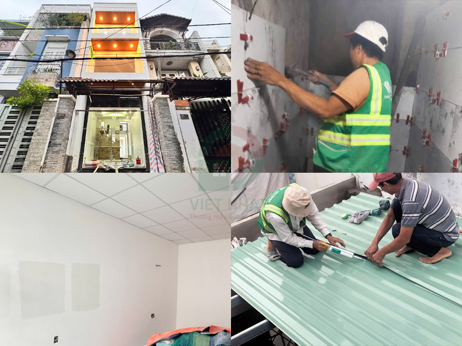 Hoàn thiện mặt tiền và nội thất