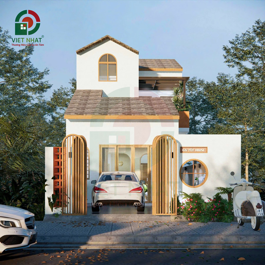 Mẫu nhà 2 tầng 5x18m