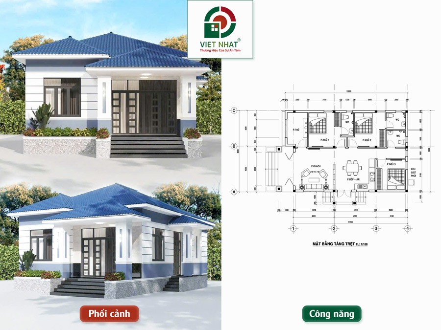 Quy Trình Xây Nhà Cấp 4 Mái Nhật 8x12m Từ A-Z 