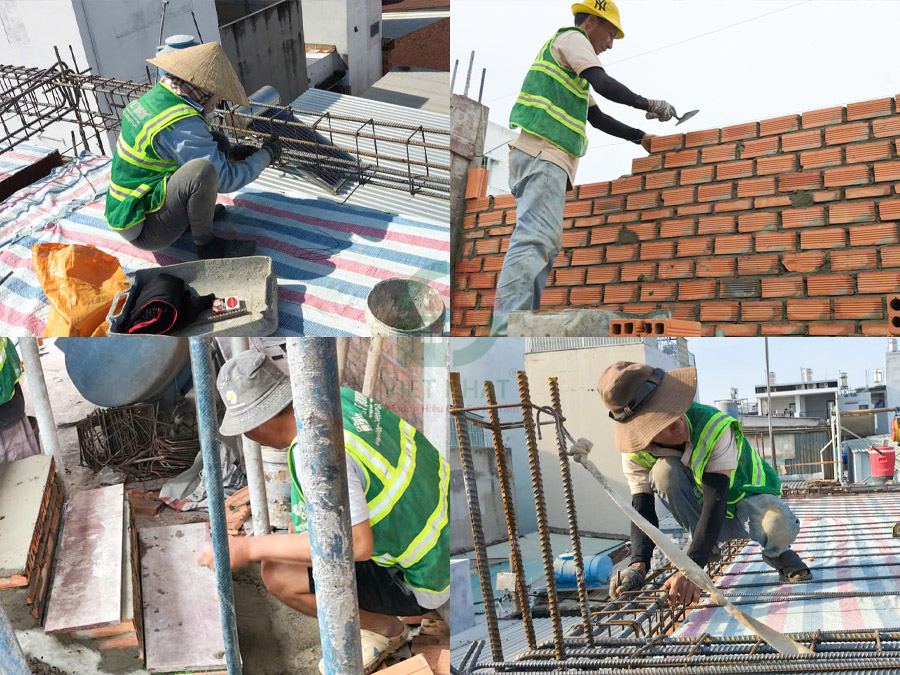 Quy trình thi công tầng 3