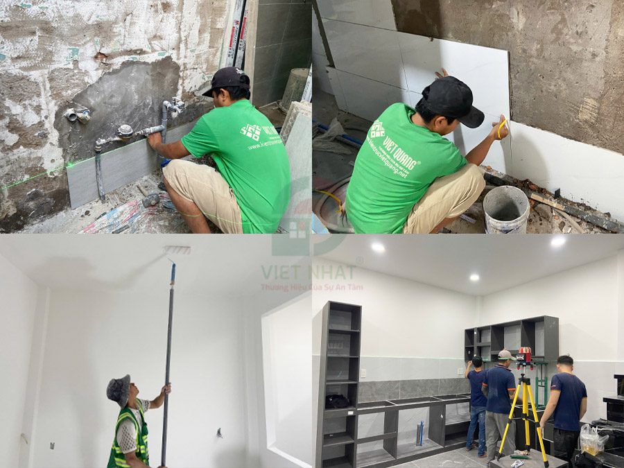 Thi công hoàn thiện công trình sửa chữa nhà