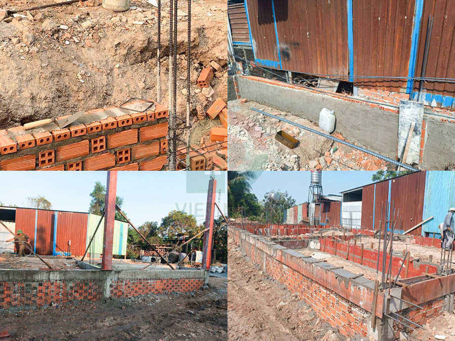 Hình ảnh thi công xây dựng phần móng