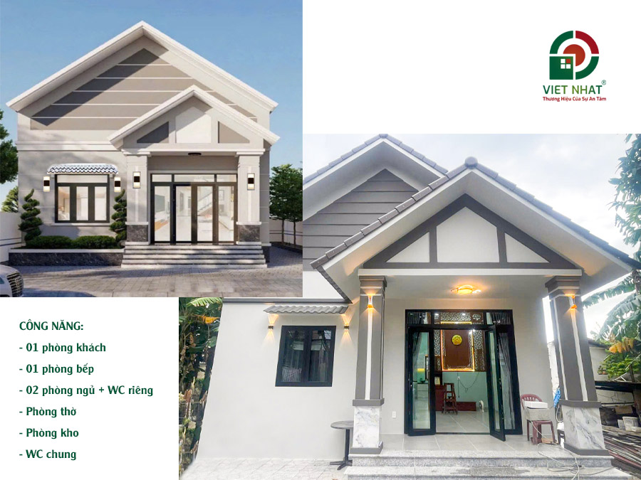 Xây Nhà Cấp 4 Mái Thái 7x9m – Đẹp, Tiết Kiệm và Đúng Tiến Độ