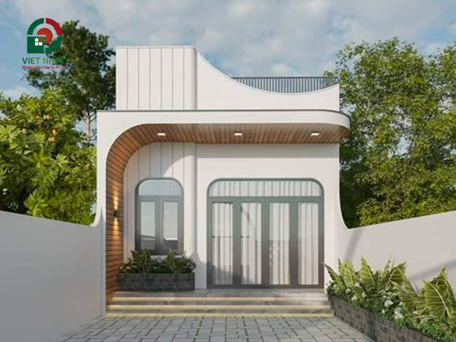 Mẫu nhà cấp 4 4 phòng ngủ giá rẻ