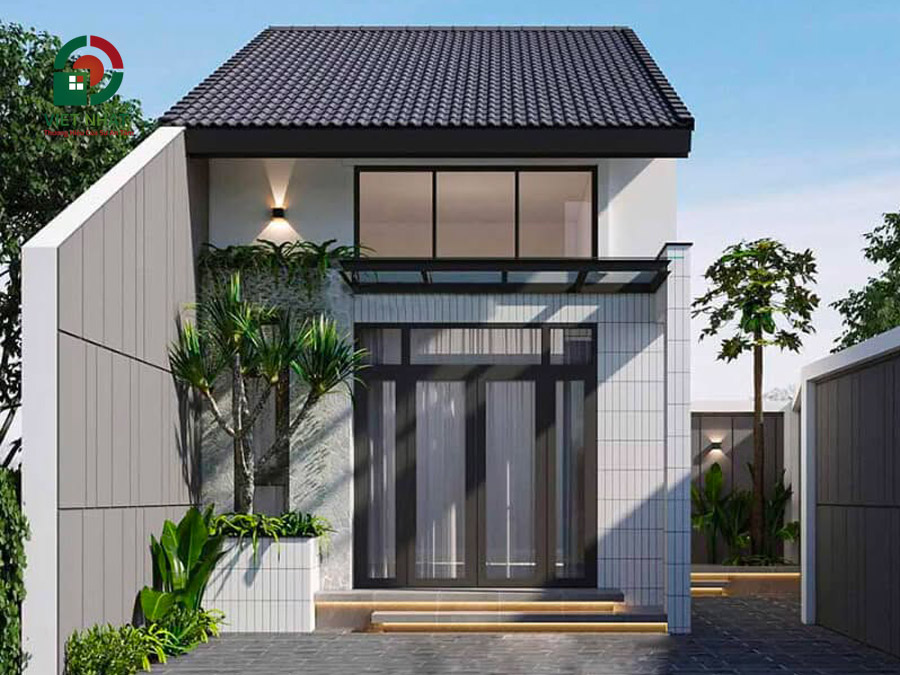 Nhà cấp 4 4 phòng ngủ có gác lửng