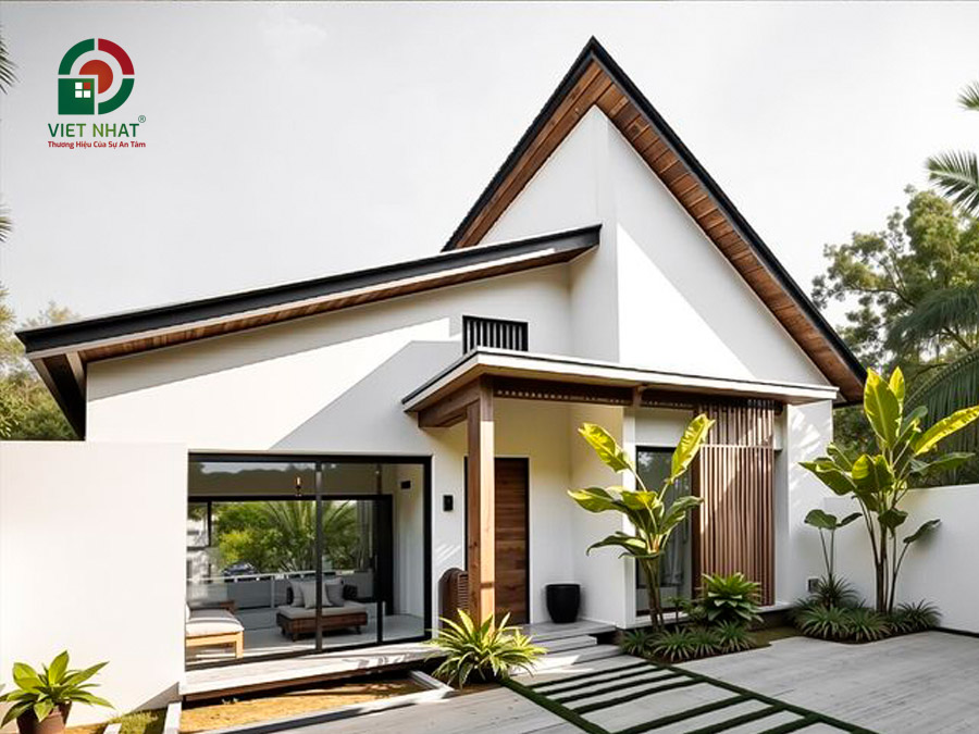 Nhà cấp 4 hiện đại 4 phòng ngủ