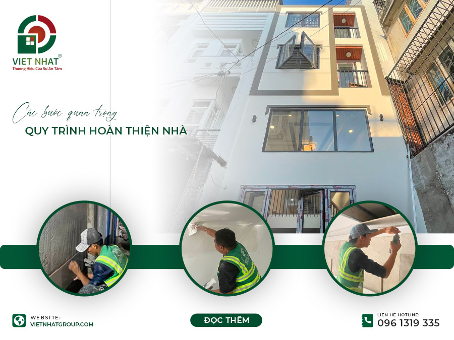 Quy Trình Hoàn Thiện Nhà Đã Xây Thô: Các Bước Quan Trọng Chủ Đầu Tư Cần Biết 