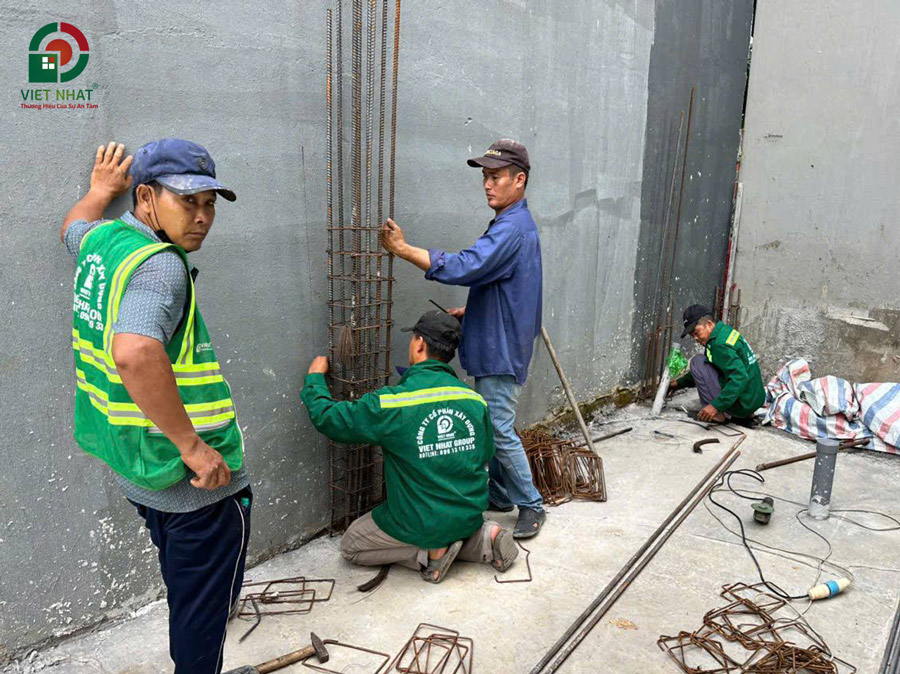 Công trình bước vào giai đoạn thi công phần thô
