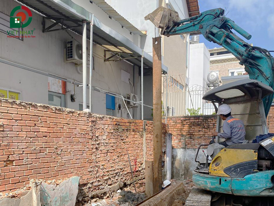 Hình ảnh công trình đang giai đoạn thi công phần thô