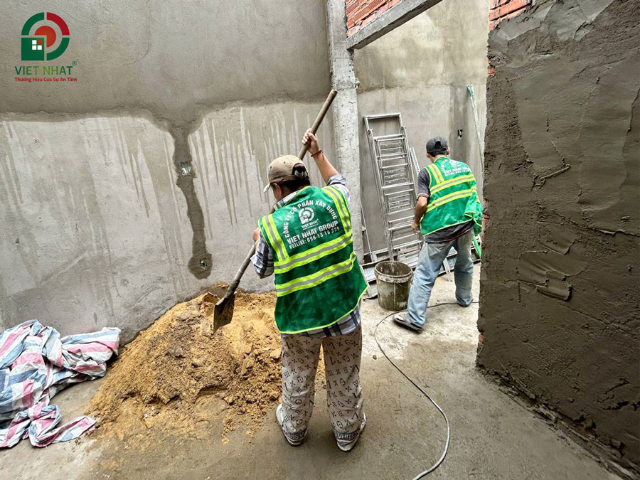 Hình ảnh thi công sửa nhà