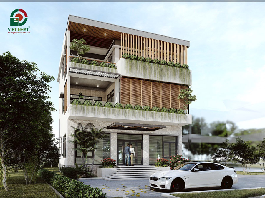 Mẫu nhà thiết kế theo phong cách hiện đại