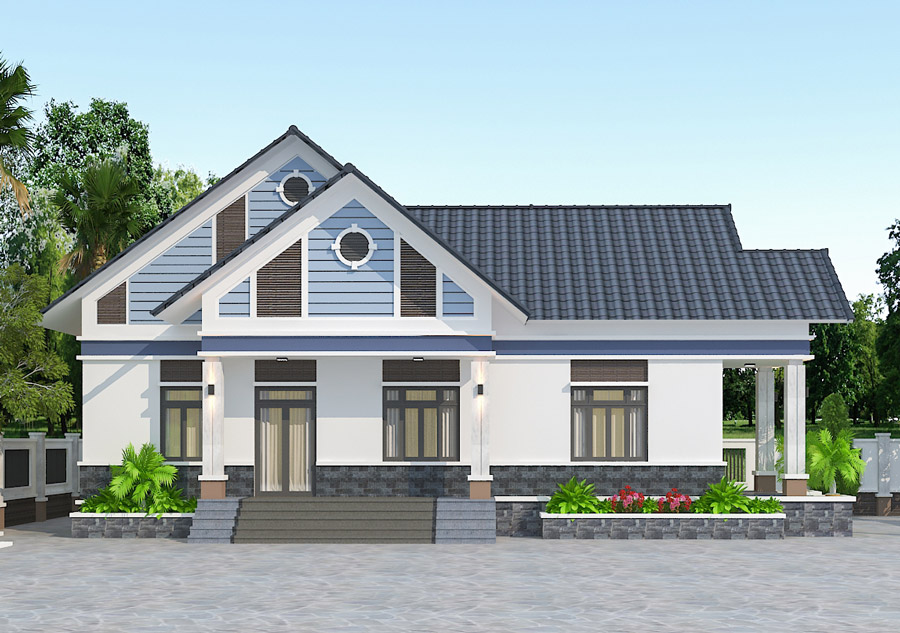 Mẫu nhà cấp 4 - Giải pháp tiết kiệm và tiện nghi
