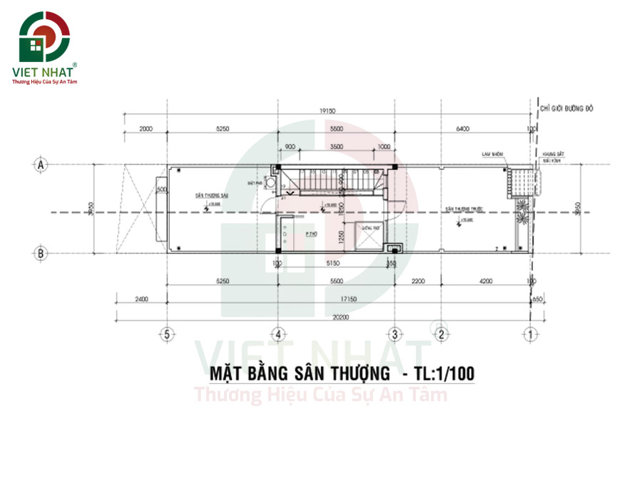 Bố trí công năng sân thượng