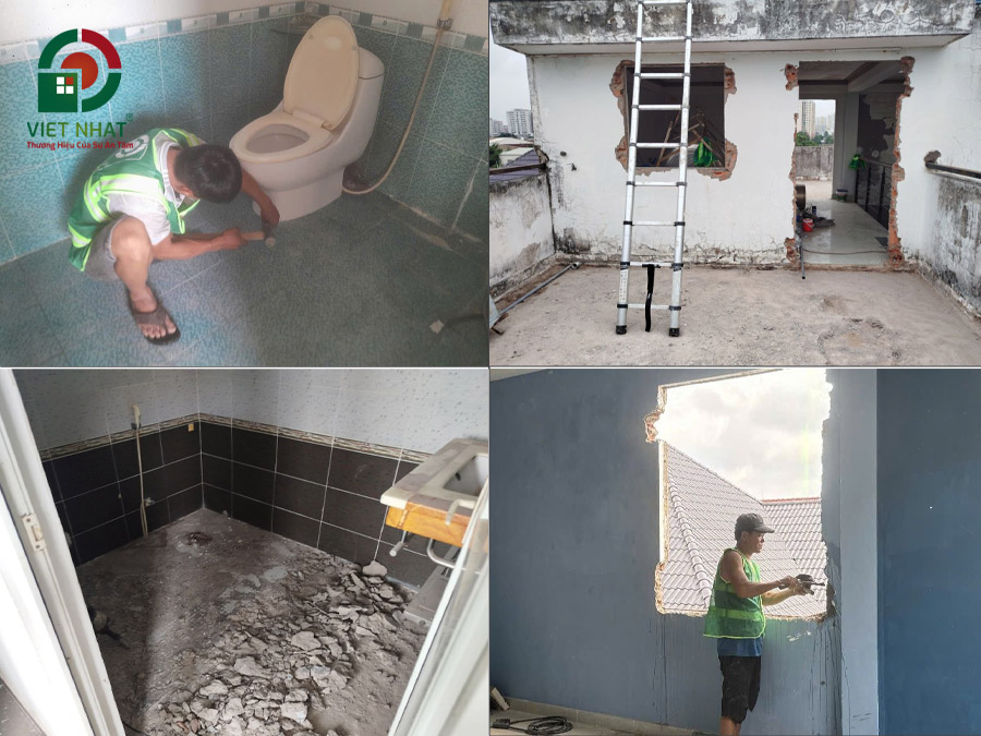 Hình ảnh chuẩn bị sửa chữa