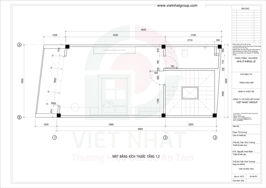 Các tầng lầu - Không gian nghỉ ngơi