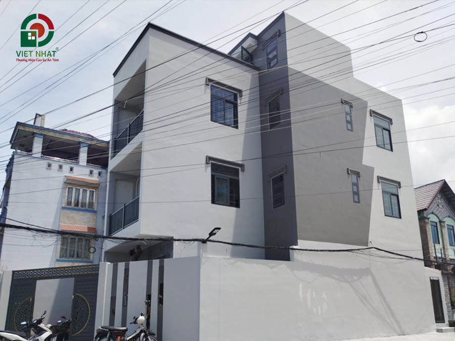 Bàn giao mặt tiền công trình sửa nhà Anh Nguyên