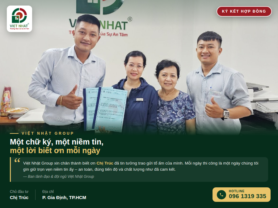 Ký Kết Hợp Đồng Xây Nhà Trọn Gói – Khởi Đầu Hành Trình Mới 
