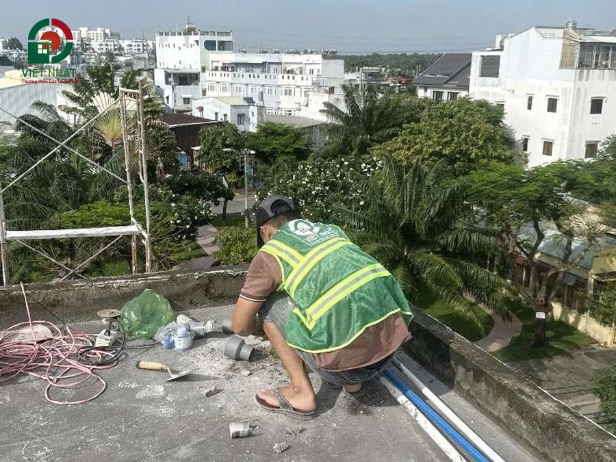 Thi công ống cấp thoát nước