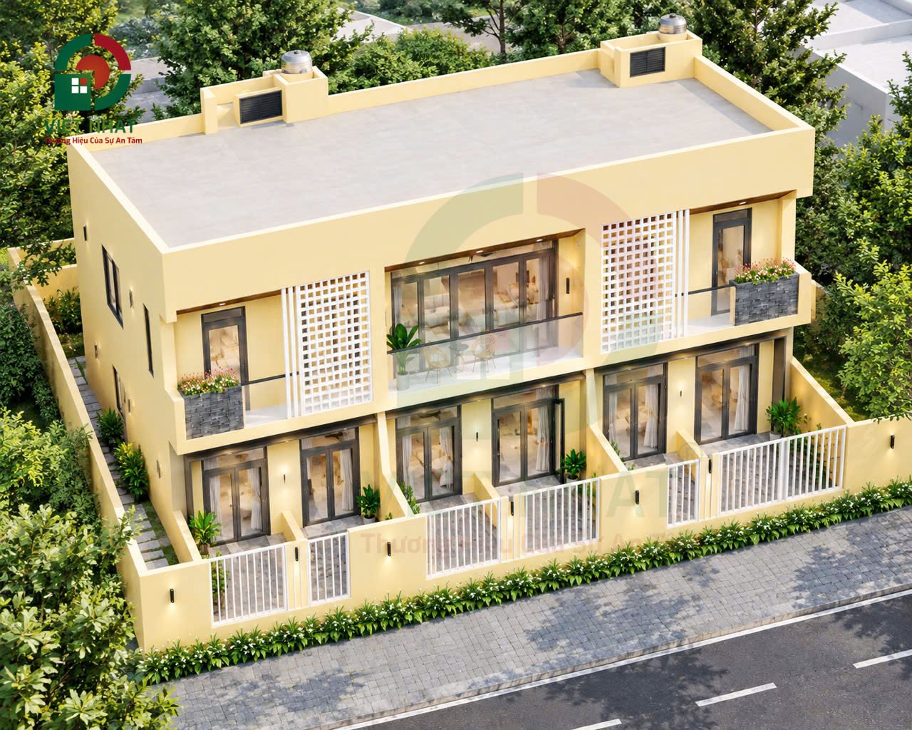 Thiết kế thi công nhà 2 tầng