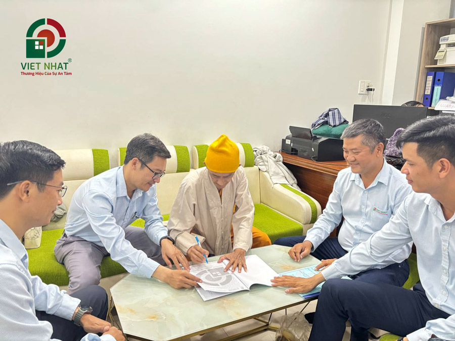 Việt Nhật Group ký hợp đồng xây nhà trọn gói cùng Thầy Thanh